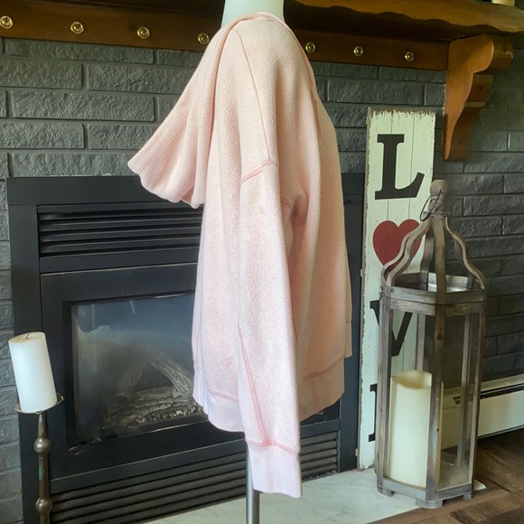 AE Pink Fleece Pullover Hoodie - Picture 5 of 7